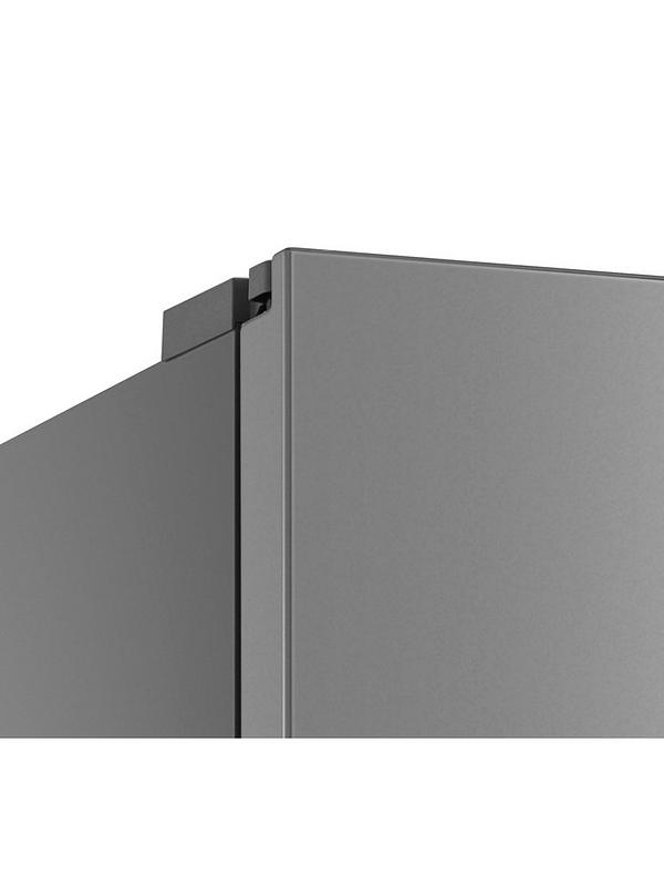Swan SR750100I 84cm Wide, Total No Frost, American-Style Freestanding Fridge Freezer - Inox - Image 4